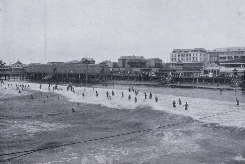 Playa del Océano, Durban (foto en b/n) de South African Photographer
