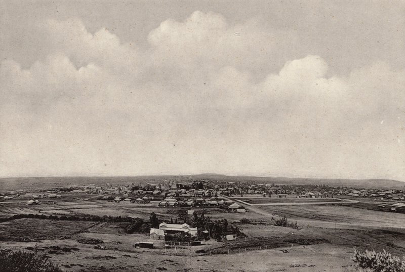 Panorama de Bloemfontein (foto b/n) de South African Photographer