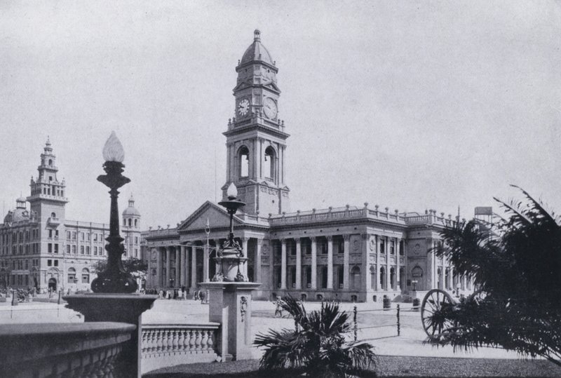 Oficina de correos y Banco Natal, Durban de South African Photographer