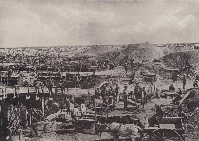 Escenas De Los Viejos Tiempos, Clasificación En Seco En 1872 de South African Photographer
