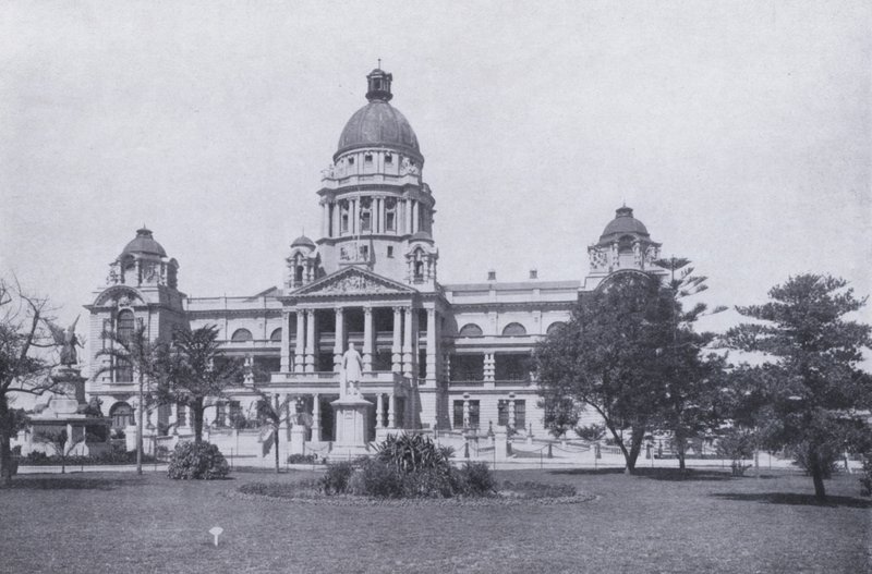 El Ayuntamiento, Durban (foto en blanco y negro) de South African Photographer