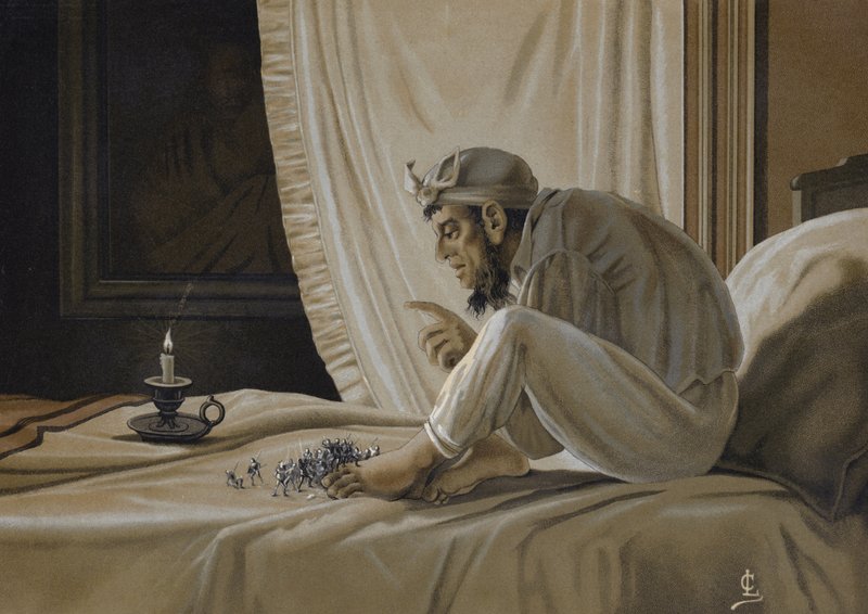 Alucinaciones del dramaturgo inglés Ben Jonson de Spanish School