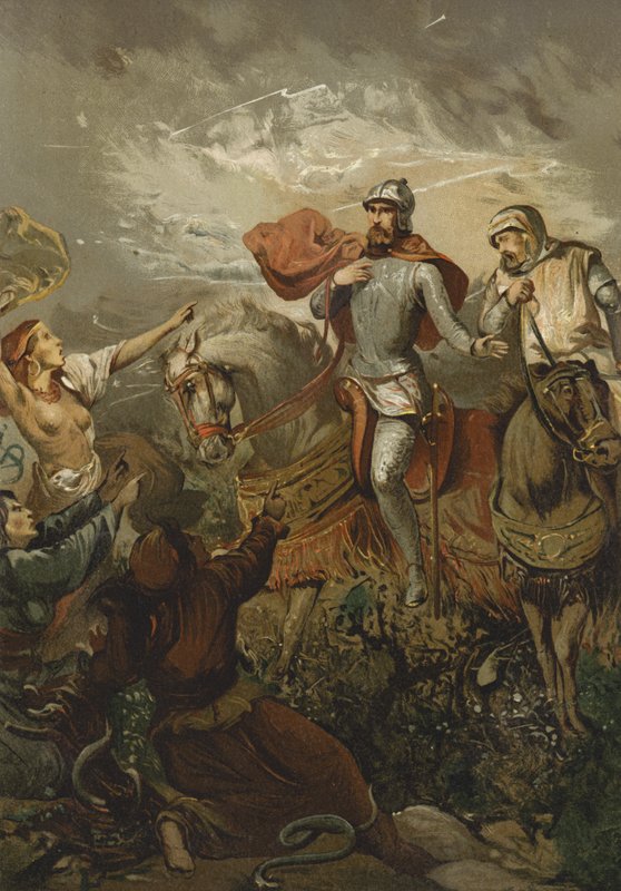 Macbeth detenido por las brujas de Spanish School