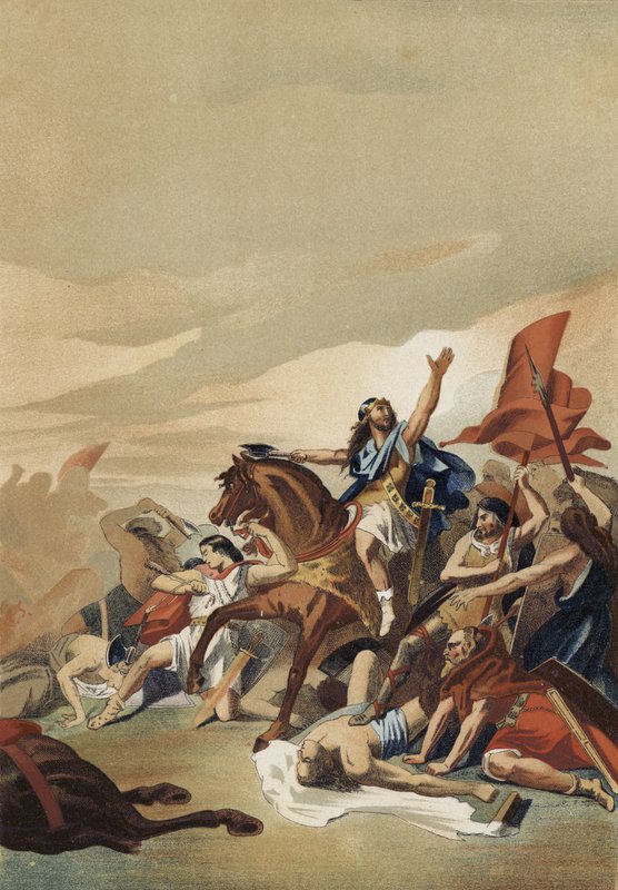 Batalla de Tolbiac, 496 de Spanish School