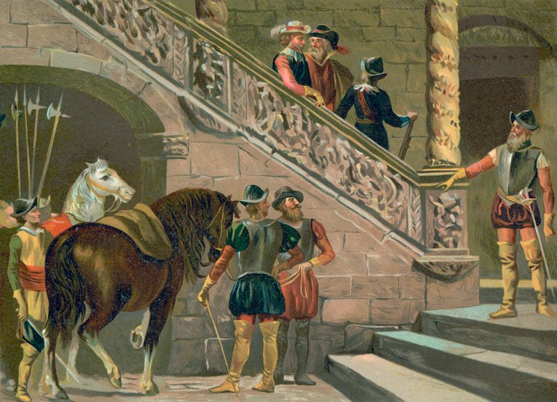 Trajes del siglo XVII de Spanish School