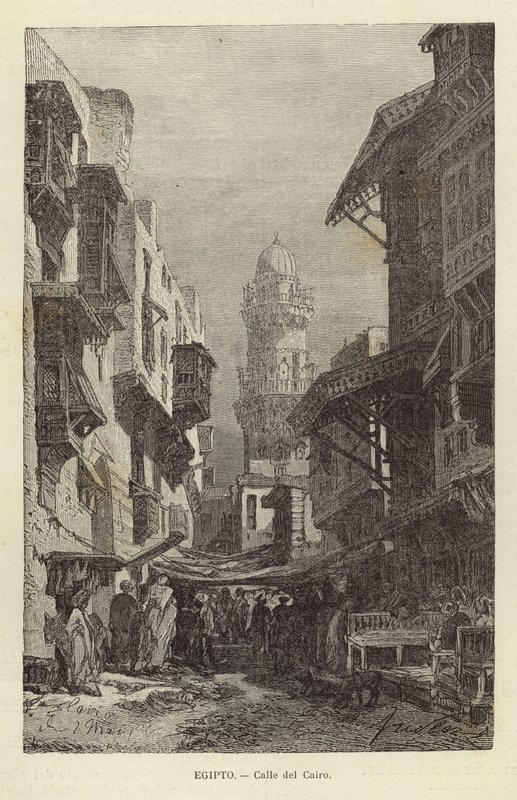 Egipto - Calle en El Cairo de Spanish School