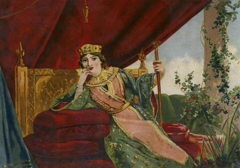 Emperatriz Teodora, esposa del Emperador Bizantino Justiniano I de Spanish School