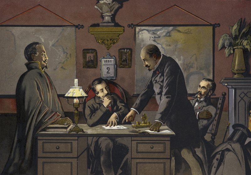 Francia - la noche del 2 de diciembre de 1851 de Spanish School
