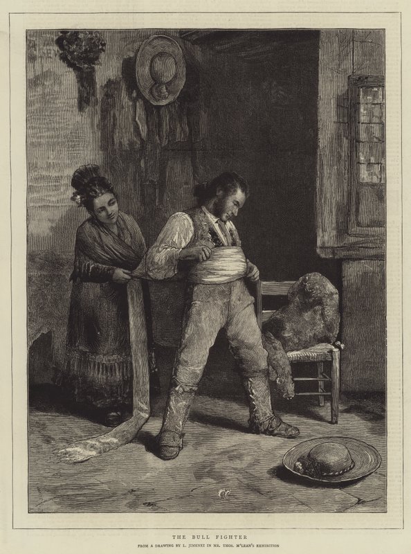 El torero (grabado) de Spanish School
