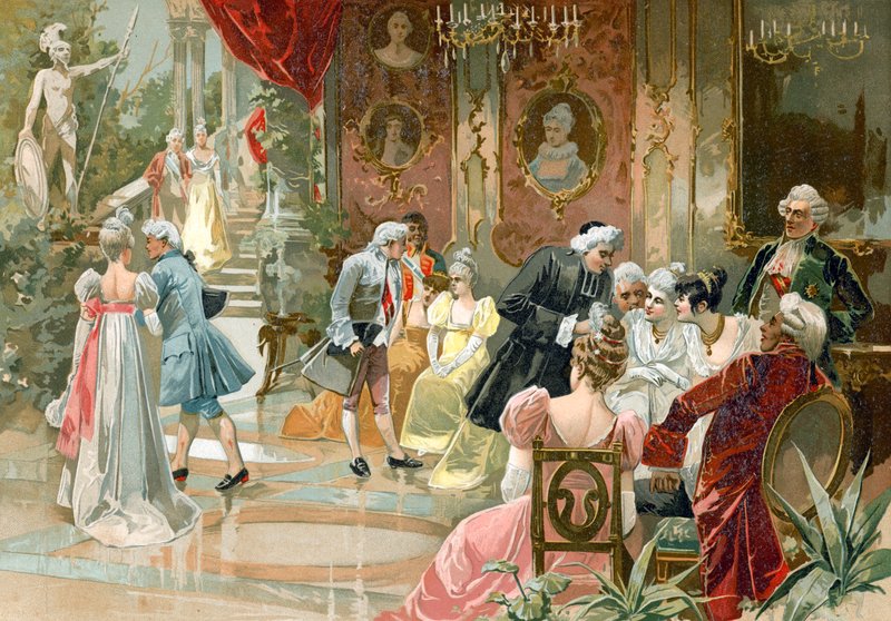 La corte del rey Luis XV de Francia de Spanish School