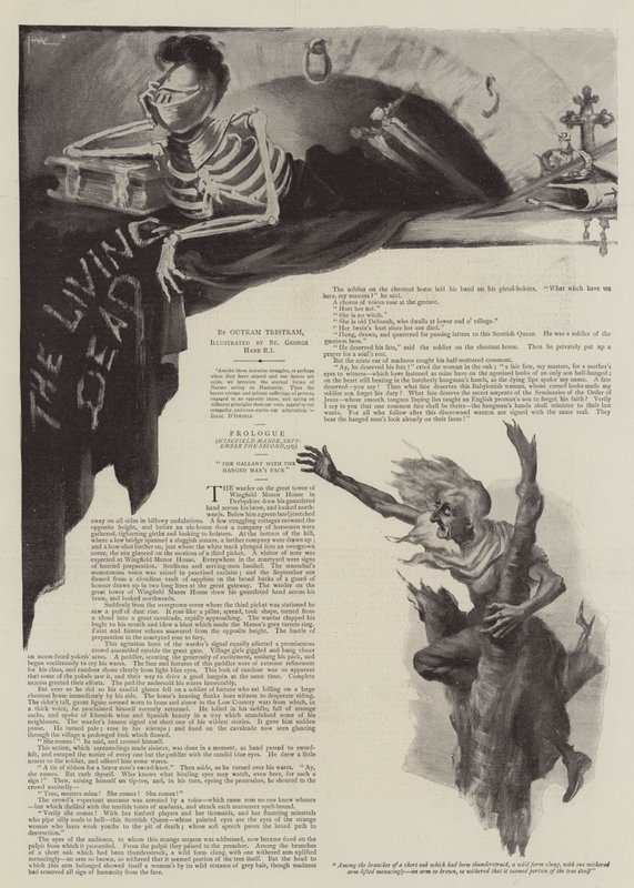 Ilustración para Los muertos vivientes, por Outram Tristram de St. George Hare