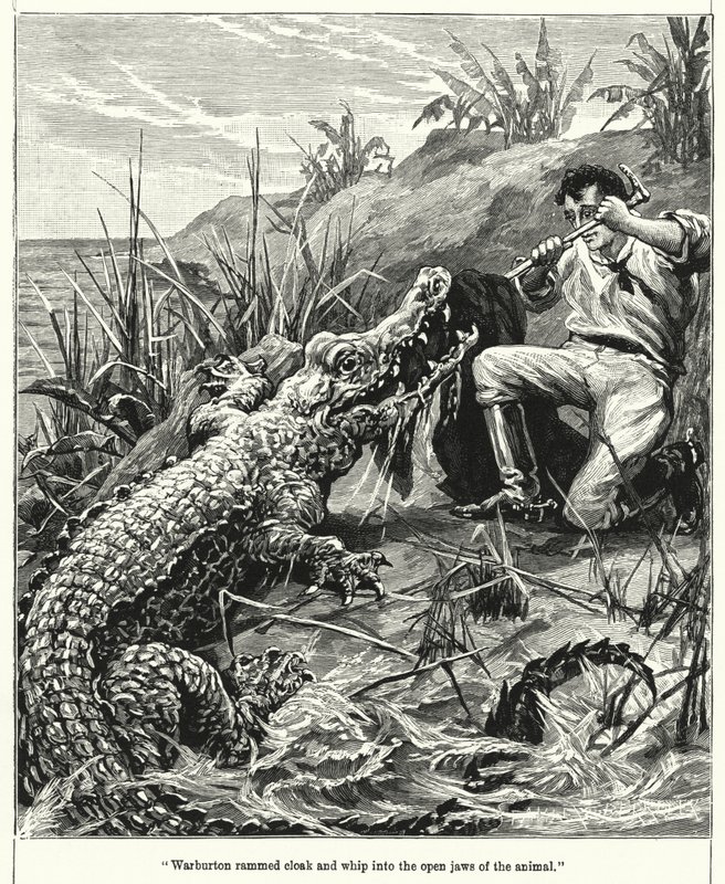 Warburton metió capa y látigo en las fauces abiertas del animal de after Stanley Berkeley