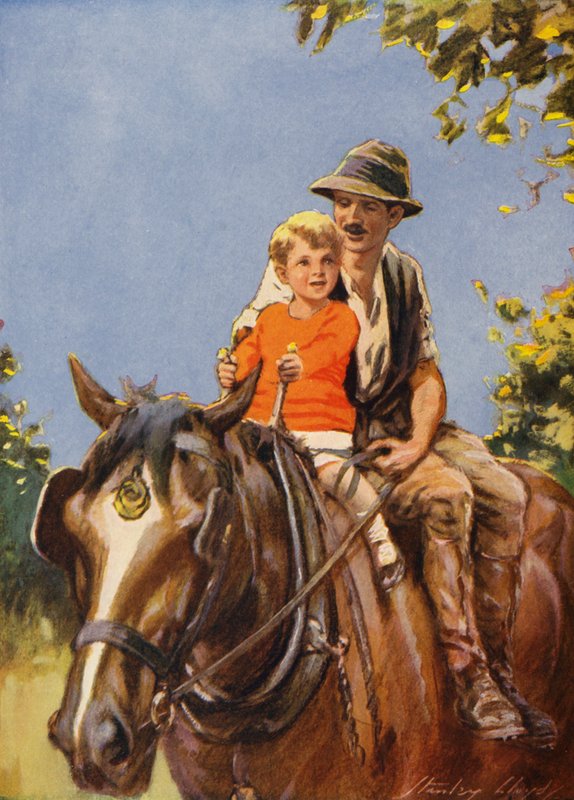 A Ride on Dobbin (litografía en color) de Stanley Lloyd
