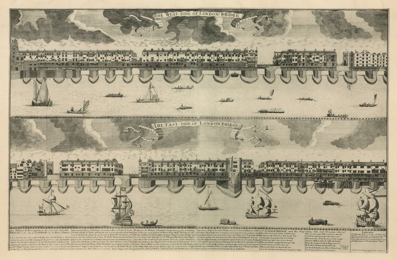 Los lados oeste y este del Puente de Londres de Sutton Nicholls