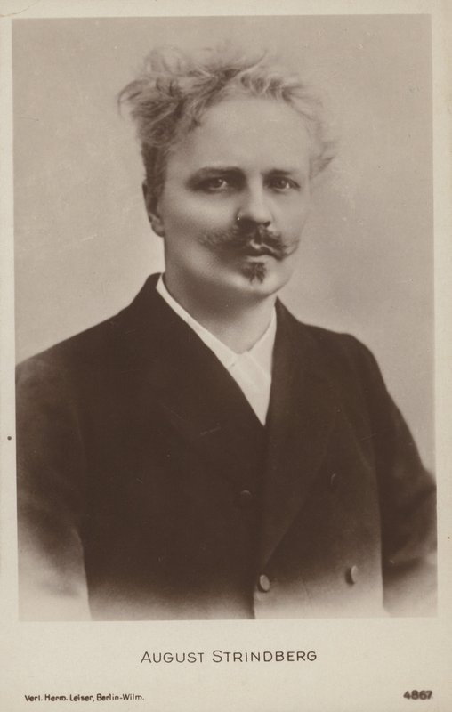 August Strindberg (1849-1912), dramaturgo, novelista, poeta y artista sueco de Swedish Photographer