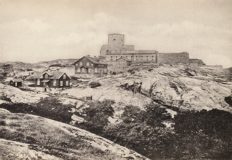 Suecia: Bohuslan, Marstrand, Karlstens Fastning (fotografía en b/n) de Swedish Photographer