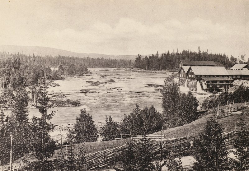 Suecia: Jamtland, Eggforsen (fotografía en b/n) de Swedish Photographer