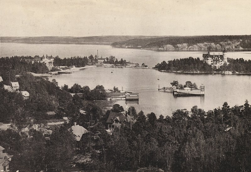 Sverige / Suecia: Stockholms Omgifningar, Saltsjobaden (fotografía en B/N) de Swedish Photographer