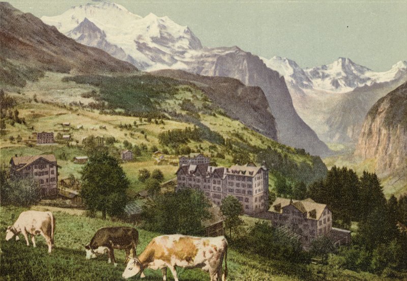 Oberland bernés: Wengen (foto a color) de Swiss Photographer