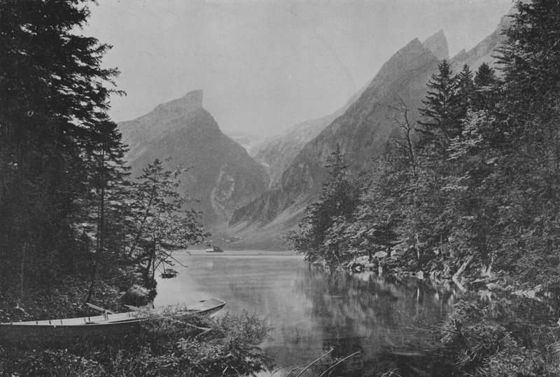 Lago de Seealp, Cantón de Appenzell de Swiss Photographer