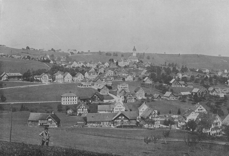 Speicher, Cantón de Appenzell (foto en b/n) de Swiss Photographer