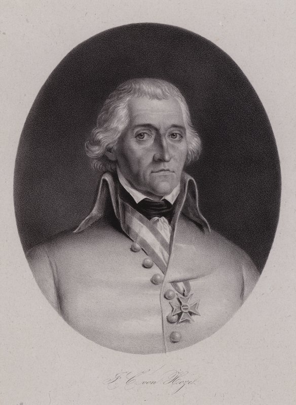 Friedrich Freiherr von Hotze, general suizo en el ejército austríaco durante las guerras revolucionarias francesas de Swiss School