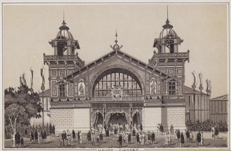 Entrada Principal, Exposición Nacional Suiza, Zúrich de Swiss School
