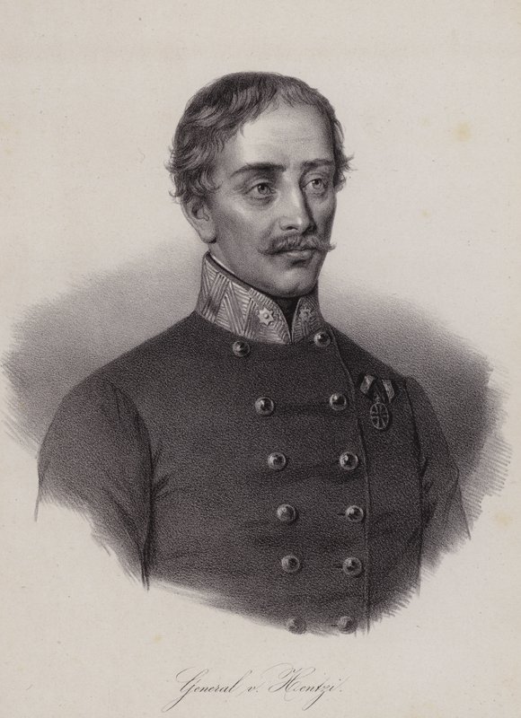 Heinrich Hentzi von Arthurm, general húngaro en el ejército del Imperio Austriaco de Swiss School