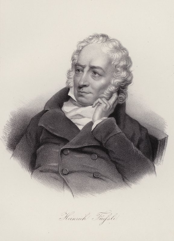 Henry Fuseli, pintor suizo (grabado) de Swiss School