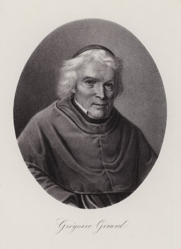 Jean-Baptiste Girard, educador franciscano suizo (grabado) de Swiss School