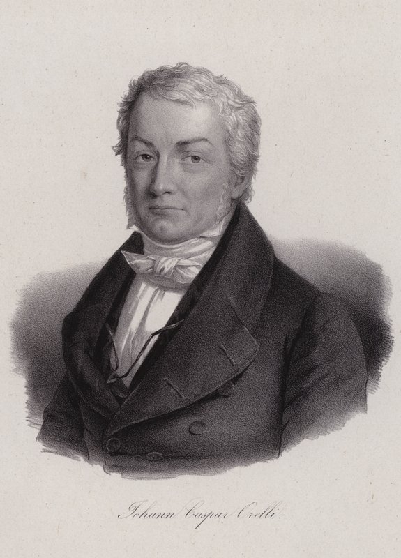 Johann Caspar von Orelli, erudito clásico suizo de Swiss School