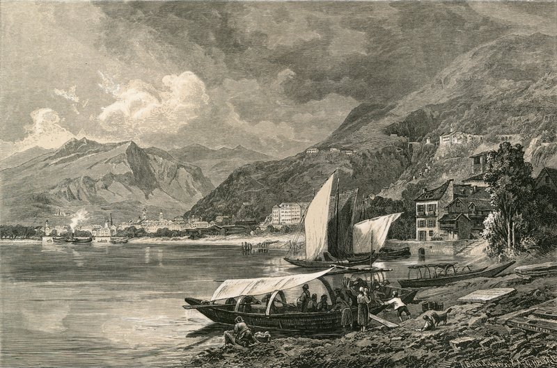 Locarno, en el lago Maggiore de Swiss School