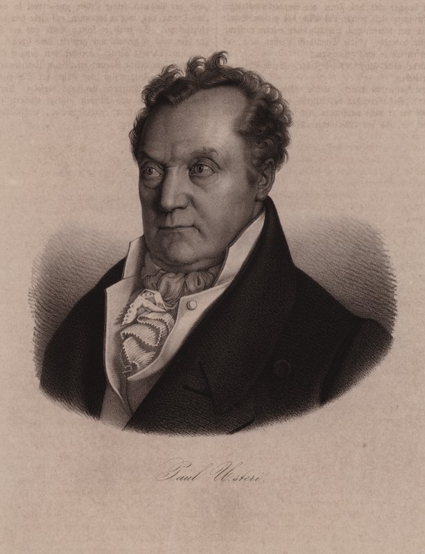 Paul Usteri, médico, botánico y político suizo de Swiss School