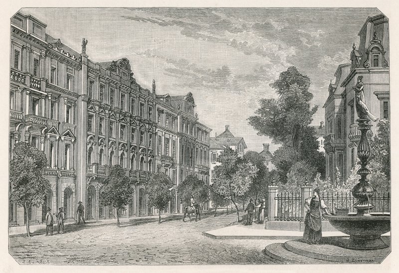 La Bahnhofstrasse (Calle del Ferrocarril), Zúrich de Swiss School