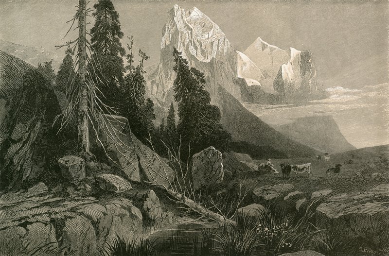 El Wellhorn y el Wetterhorn de Swiss School