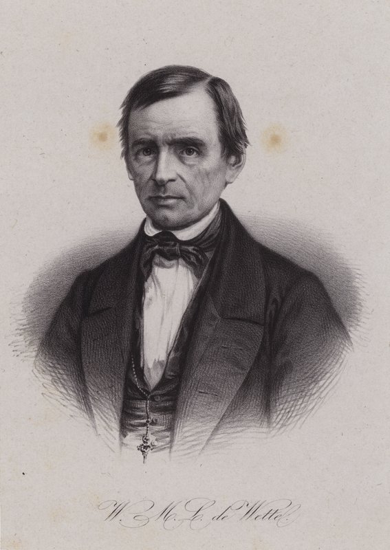 Wilhelm Martin Leberecht de Wette, teólogo y erudito bíblico suizo nacido en Alemania de Swiss School