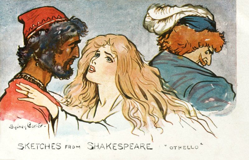 Bocetos de Shakespeare (litografía en color) de Sydney Carter