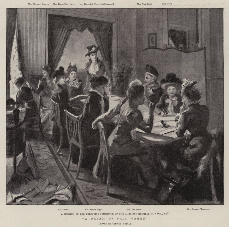 Un sueño de mujeres hermosas de Sydney Prior Hall