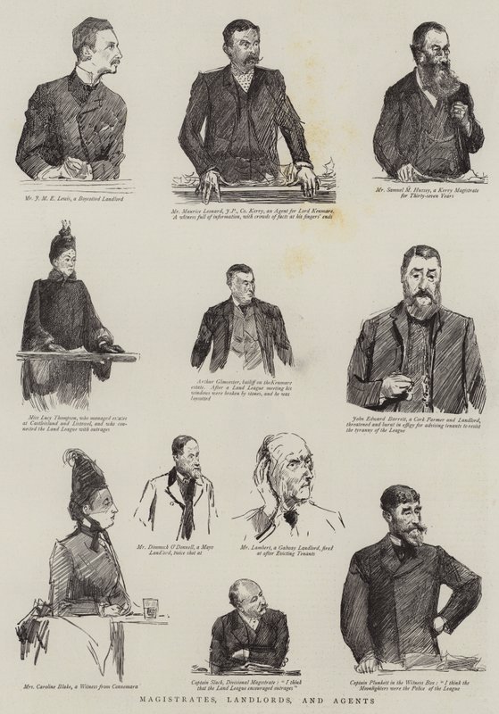 Magistrados, terratenientes y agentes de Sydney Prior Hall