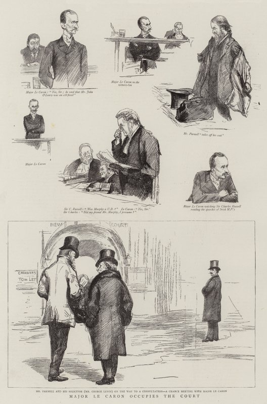 El Mayor Le Caron ocupa la corte de Sydney Prior Hall