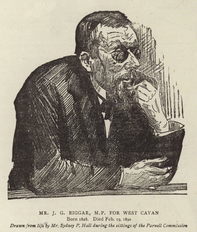 Sr. J G Biggar, MP por West Cavan de Sydney Prior Hall