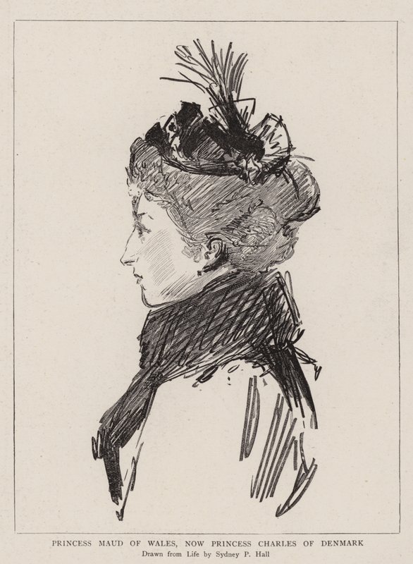 Princesa Maud de Gales, ahora Princesa Carlos de Dinamarca de Sydney Prior Hall