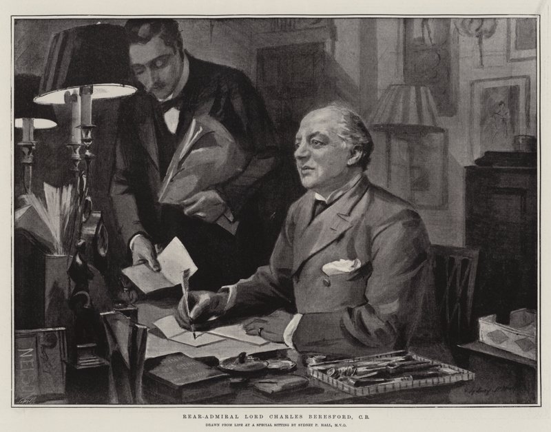 Contraalmirante Lord Charles Beresford, CB de Sydney Prior Hall