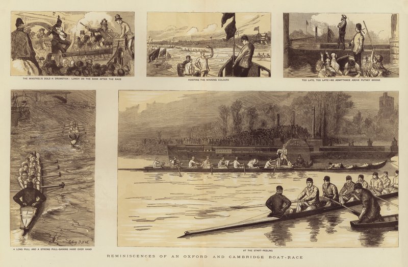 Reminiscencias de una Carrera de Botes de Oxford y Cambridge de Sydney Prior Hall