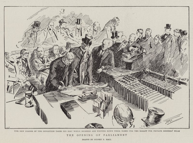 La apertura del Parlamento de Sydney Prior Hall