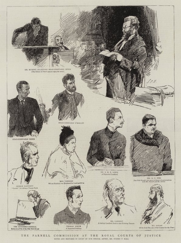 La Comisión Parnell en los Tribunales Reales de Justicia de Sydney Prior Hall