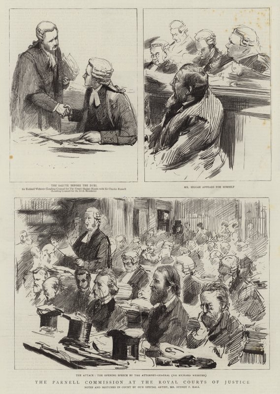 La Comisión Parnell en los Tribunales Reales de Justicia de Sydney Prior Hall