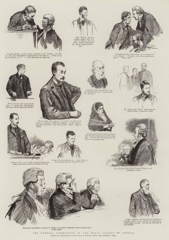 La Comisión Parnell en los Tribunales Reales de Justicia de Sydney Prior Hall