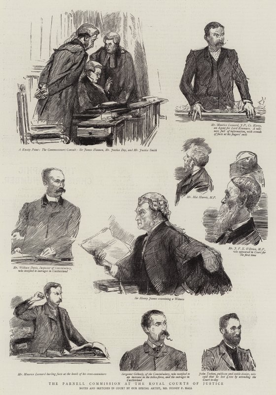 La Comisión Parnell en los Tribunales Reales de Justicia de Sydney Prior Hall