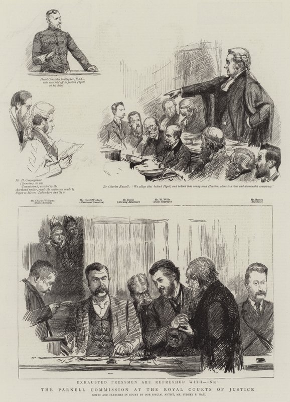 La Comisión Parnell en los Tribunales Reales de Justicia de Sydney Prior Hall